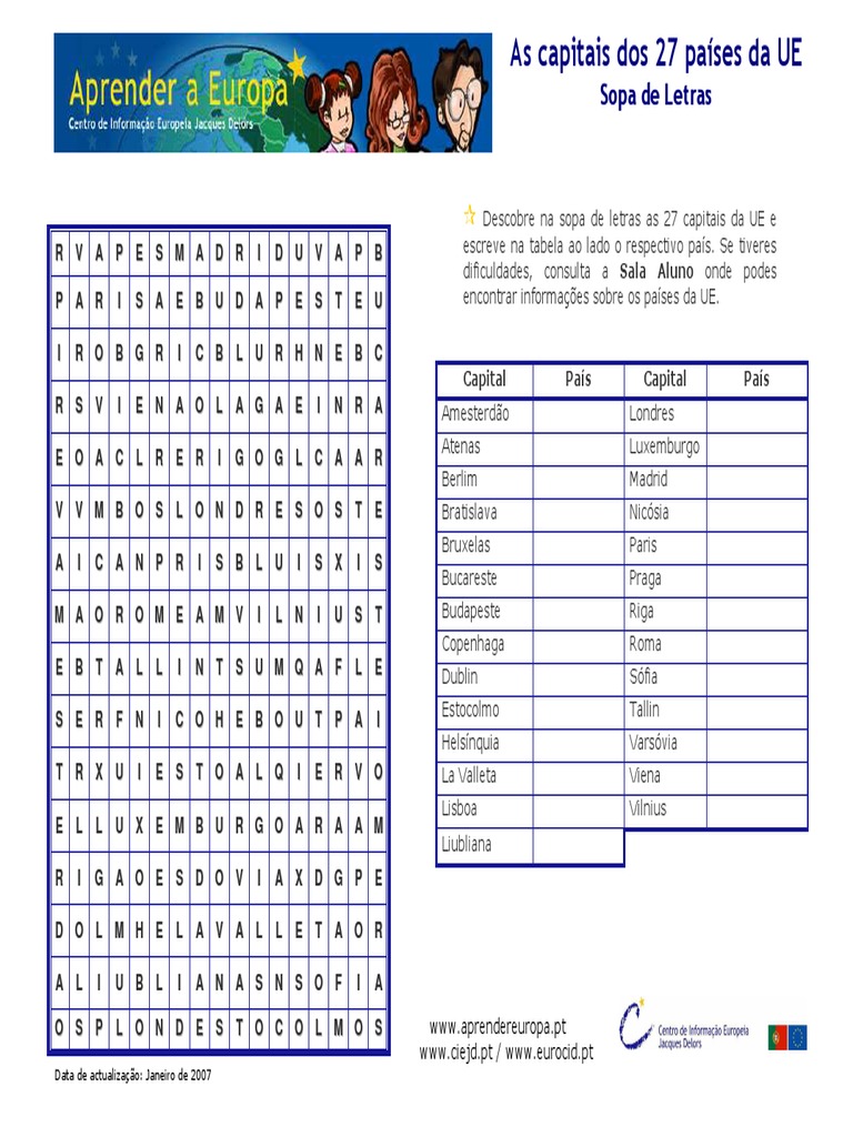 Sopa de letras-Imigração (Países) - 18/12/22, 22:38 Imigração (Países) -  Imprimir Caça Palavras - Studocu