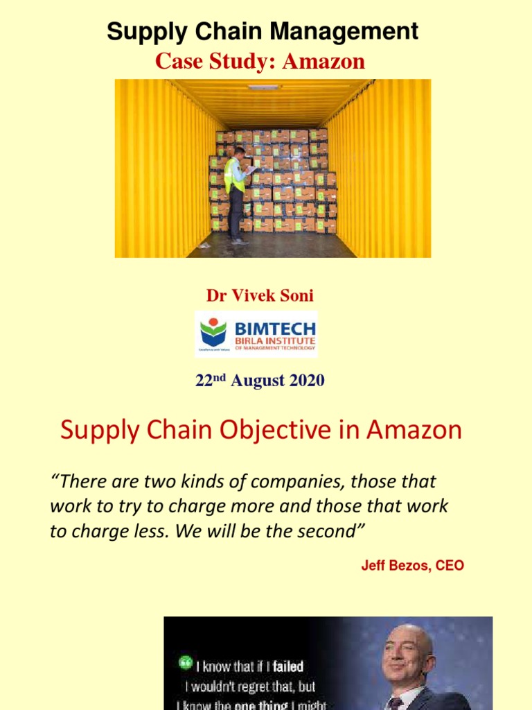 Presentation Amazon Case Study PDF Retail Walmart