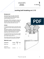 Engine Mounting Bolt Breaking On L113: Background