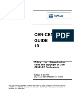 Cen-Cenelec Guide 10: Policy On Dissemination, CENELEC Publications