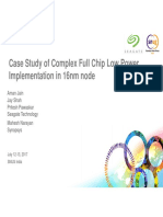Case Study of Complex Full Chip Low Power Implementation in 16nm Node