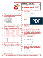 Structure of Atoms: NEET/JEE: 2020-21