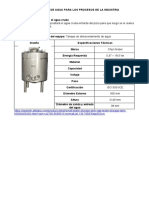 Tratamiento de Agua para Los Procesos de La Industria