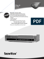 Digital Video Disc Player & Video Cassette Recorder: Read This Manual First!
