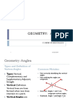 Geometry: Angles: Common Mistakes