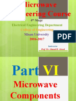 Microwave Engineering Course Outline