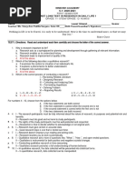 Research - First Long Test