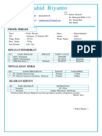 CV Wahid Riyanto PDF