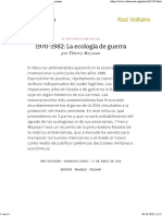 1970-1982 - La Ecología de Guerra, Por Thierry Meyssan