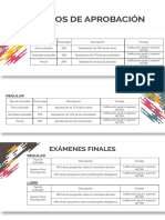 Criterios de Aprobación