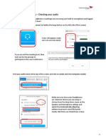 WebEx audio troubleshooting