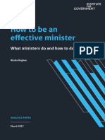 Howtobean Effective Minister: What Ministers Do and How To Do It Well