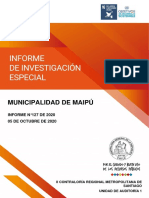 Requerimiento Contraloría Gral de La República A Municipalidad de Maipú