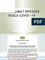 Pasca Covid-19 Aktiviti dan Penaksiran KPD3026