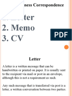 CH 2 Business Correspondence-I Letter