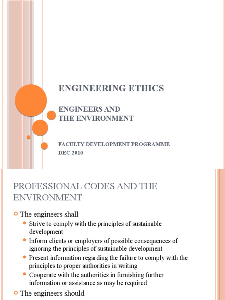 Engineers and The Environment | PDF | Sustainability | Sustainable ...
