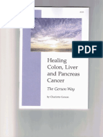 Healing Colon Liver & Pancreas Cancer - The Gerson Way - Charlotte Gerson PDF