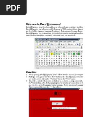 Excel Japanese V1 21