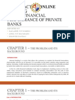 The Impact of Online On The Financial Performance of Private Banks