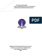 Panduan Praktik Kewirausahaan Produk Pangan (Pang4417) PDF