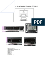 Controlador de La Bomba Komatsu PC200-8