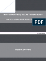 Trusted Identities - Secure Transactions™: Passport & Borders Market Drivers and Evolution