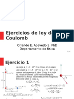 Ejercicios Coulomb PDF