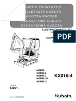 Parts List Catalog Kubota RG058-8129-0 - KX016-4 PDF