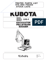 Parts List Catalog Kubota U48-4 - 978P911000 PDF