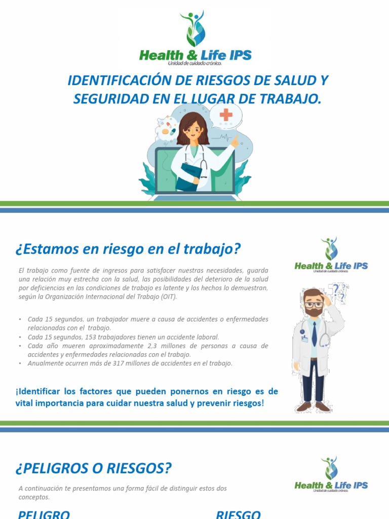 Identificación de Riesgos Laborales | PDF | Dolor lumbar | Riesgo