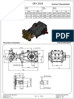 Technical specifications and dimensions of GPX pumps