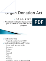 Organ Donation Act 1@