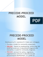 Precede-Proceed Model My