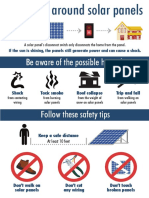Stay Safe Around Solar Panels PDF