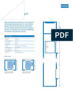 Kone E Minispace™ Planning Data: Shaft Plan