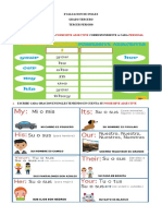 Evaluacion de Ingles