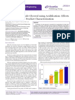 Purification of Crude Glycerol Using Acidification PDF