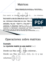 Matriz y Tipo de Matrices