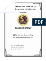 Báo Cáo Thực Tập: Trường Đại Học Giao Thông Vận Tải Phân Hiệu Tại Thành Phố Hồ Chí Minh