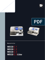 WECO - E.3 - E.3 S.line - E.2 - E.1 - Manual de Uso - FC00810Rev01 PDF