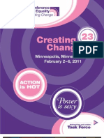 Creating Change 2011 Program