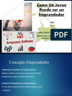 7.1 COMO UN JOVEN PUEDE SER UN EMPRENDEDOR 31 Diapositivas Ok