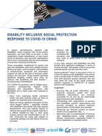 Disability Inclusive Social Protection Response To Covid19 Crisis PDF