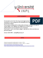 Thèse Procédé de Traitement PDF
