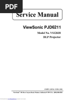 Service Manual: Viewsonic Pjd6211