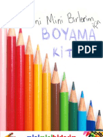 Mini Mini 1. Sınıflar Için Boyama Kitabı