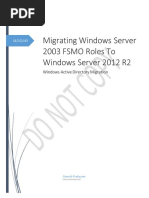 FSMO Role Transfer Step-by-Step