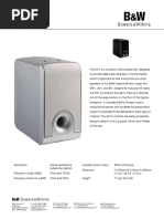 Amplifier Power Output: Dimension: Weight: Description: Frequency Range (-6dB) : Frequency Response ( 3dB)