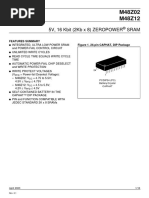 M48Z02 M48Z12: 5V, 16 Kbit (2Kb X 8) ZEROPOWER Sram