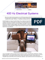 Ask Us - 400 HZ Electrical Systems